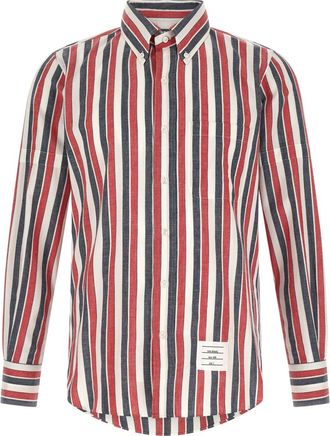 Thom Browne Multicolor Madras Cotton Shirt