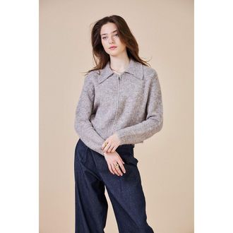 See U Soon Vest met polokraag en ritssluiting