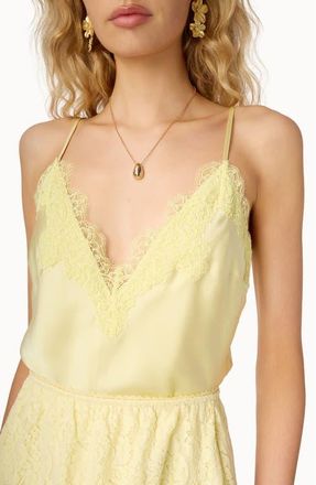 Cami NYC Annika Silk Camisole in Buttercup at Nordstrom, Size Xx-Small