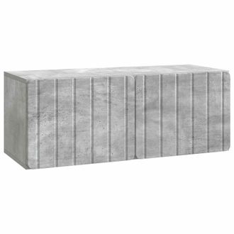 vidaXL Mueble Para Tv De Pared Gris Hormig&oacute;n 78,5 X 31 X 30 Cm Vidaxl