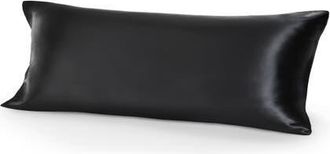 Bare Home 19 Momme 100% Mulberry Silk Pillowcase, Body Size in Black at Nordstrom