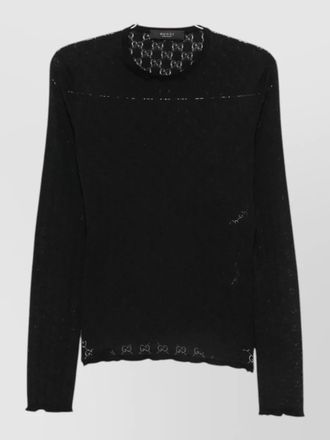 Gucci gg cotton sweater long sleeves crew neck