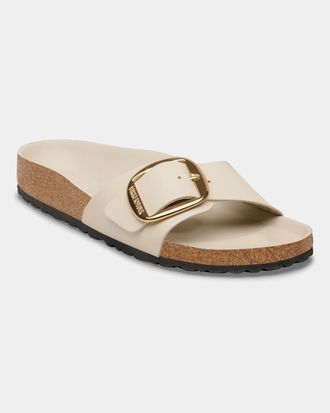 Birkenstock Womens Madrid Sandals in Ivory Leather - Size UK 7.5