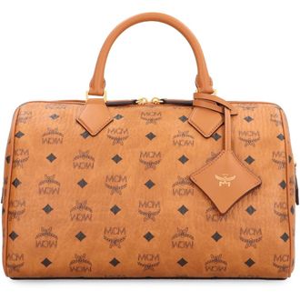 MCM Handbags, female, Brown, Size: ONE SIZE Boston Ella Handbag