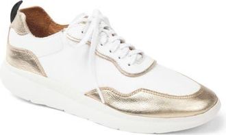 Patricia Green Travel Sneaker in White/Gold at Nordstrom, Size 8.5