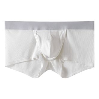 Generic MENS BULGE BOXER BRIEFS, LOW-RISE STRETCH COTTON UNDERWEAR WITH POUCH, BREATHABLE ELASTIC BOXER SHORTS FOR MEN, LIGHTWEIGHT SOFT COMFORTABLE BRIEFS, S