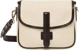 Max Mara Wkagap Crossbody Bag - Dames - Schoudertassen - Wit - ONE Size - Leer - Tassen
