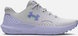 Under Armour Womens Running Shoes In Grey/purple