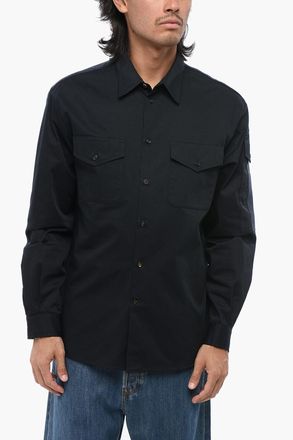 Alexander McQueen Camicia a Maniche Lunghe con Banda Logata Alexander McQueen