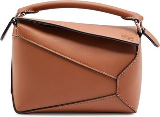 Loewe Puzzle Edge Mini Leather Cross-body bag - Tan - One Size