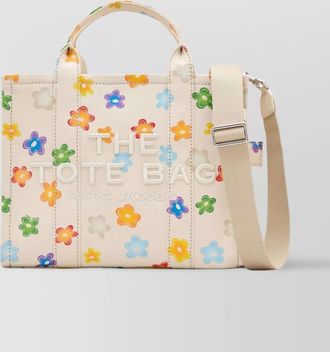 Marc Jacobs flower print tote bag with handles and strap