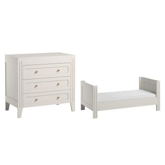 Vox Lit B&eacute;b&eacute; &Eacute;volutif Et Commode 3 Tiroirs Vox Milenne Blanc