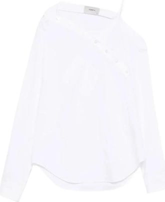 Coperni Blouse - Dames - Blouses - Wit - M - Katoen - Overhemden