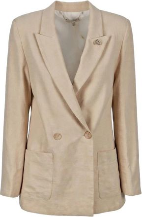 Kocca Pure Verve Jas - Dames - Blazers - Beige - L - Jassen