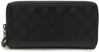 Gucci Pre-owned Wallets, female, Black, Size: ONE SIZE Pre-owned Canvas wallets