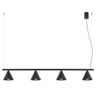 Sollux Lighting Ara&ntilde;a negro acero alt. 215 cm