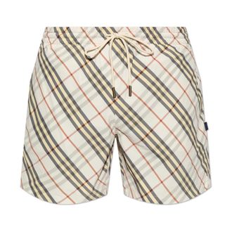 Burberry Beachwear, male, Beige, Size: 2XL Seb Swim Shorts