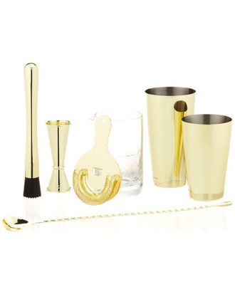Viski Gold 7Pc Bar Essentials Set
