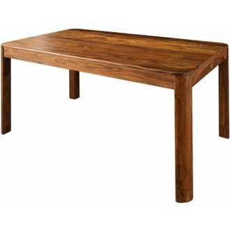Massivmoebel24 tavolo da pranzo in legno di Sheesham / Acacia 200x100x76 noce cerato TORONTO 225