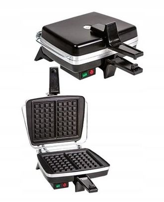 OEM Gofrera Dezal 301.7 Xl Profi W De 1300 W, Color Negro Profesional