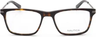 Nautica Ladies Brown Rectangular Eyeglass Frames N8134WM-1