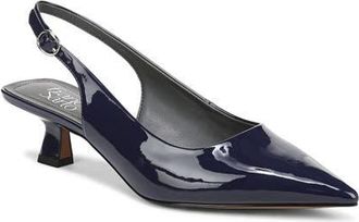 Franco Sarto Jaden Pointed Toe Slingback Pump in Sapphire Blue at Nordstrom, Size 7.5