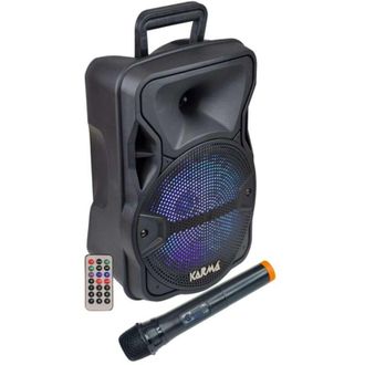 Karma Cassa Audio Amplificato Lx 8 300 Watt Con Radiomicrofono