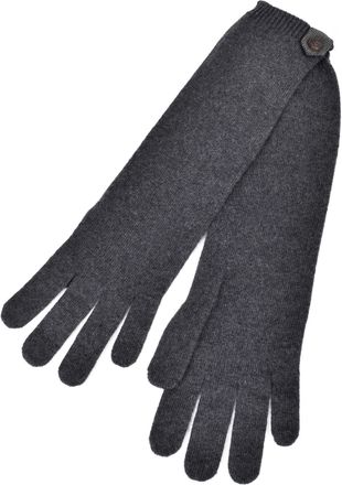 Brunello Cucinelli Black Cashmere Womens Gloves