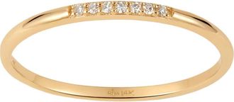 Made by Mary Luna Diamond Ring in 14K Solid Gold at Nordstrom, Size 6