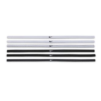 Nike Unisex Flex Classic Slim Headbands (6-Pack) in White | N1011925-189