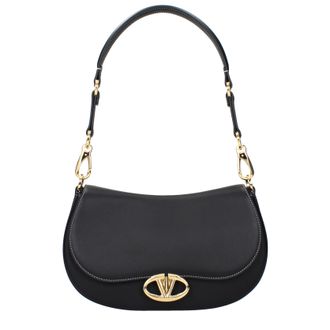Valentino Garavani Damens Umh&auml;ngetaschen Leder Schwarz