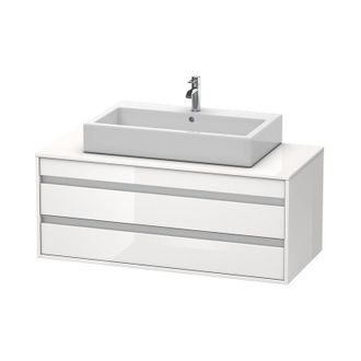 Duravit Duravit Ketho M&oacute;dulo Mural 6656, 2 Cajones, 1200mm, Para Lavabo De Sobremesa, Centralizado, Color (frente/cuerpo): Decoraci&oacute;n Roble Europeo - Kt665605