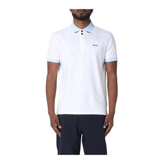 HUGO BOSS Polo Shirts, male, White, S, Paul TShirt Polo Shirt