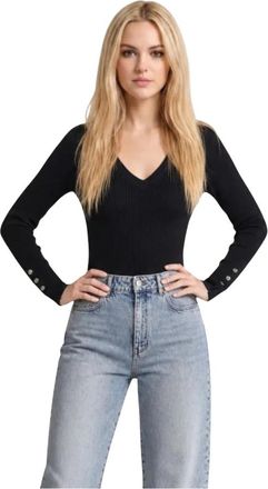 Guess Truien & Vesten, Dames, Zwart, XS, Denim, Ellie Sweater