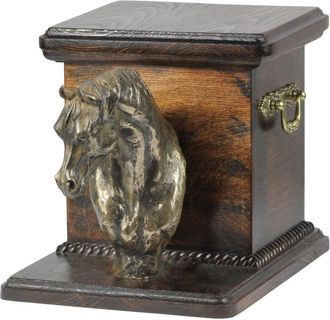 OEM Caballo &Aacute;rabe - Urna Para Cenizas De Caballo Con Estatuilla, Elegante Urna Para Un Caballo, Urna &Uacute;nica Con Busto De Caballo De Art-dog