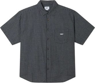 Obey Hombre, Camisas, Negro, Talla: L