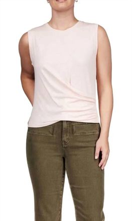Sanctuary Womens Draped Sleeveless Tank In Pink