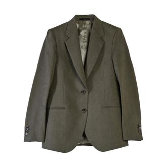 Paul Smith Blazers, female, Green, Size: XS Giacca Lino
