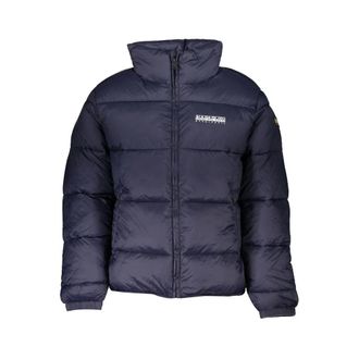 Napapijri Blauwe Polyamide Herenjas - Heren - Winterjassen - Blauw - XL - Jassen