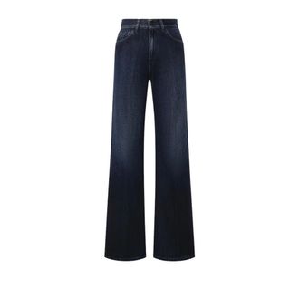 Dondup Amber Wide Jeans - female - Dondup - Wide Jeans - Blue - W30 - Jeans