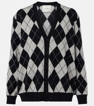 Lisa Yang Raelyn argyle cashmere cardigan
