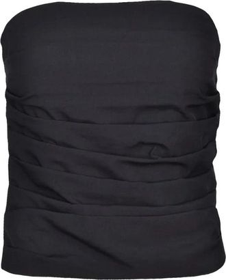 Nineminutes Linen Top - Black