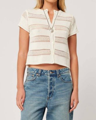 Rolla's Isla Knit Top In Vintage White