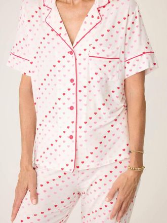 PJ Salvage Short Sleeve Day Dreams Tee In Ivory