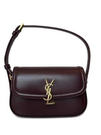 Saint Laurent small Solferino leather shoulder bag - Brown