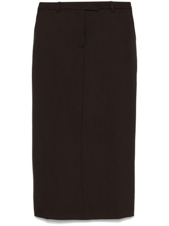 Officine Générale Oxana Skirt 3Ply Italian Wool Clothing