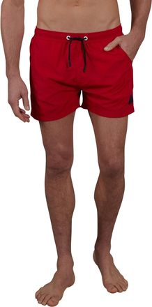 Ceceba Badeshorts CECEBA Rio, Herren, Gr. 3XL, N-Gr, rot (salsa rot), Popeline, Polyamid, Polyester, unifarben, Badehosen Badeshorts, mit grossem Gr&ouml;ssenlauf