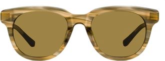 Shinola SH1501S Soft Rectangular Sunglasses - Gold