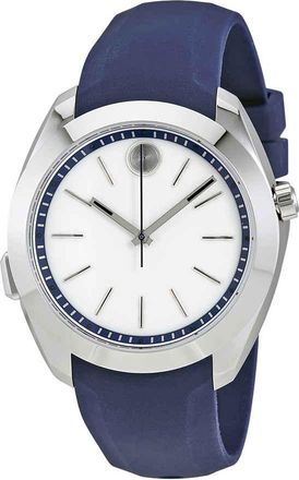 Movado Bold Motion White Dial Blue Silicone Smartwatch 3660011