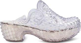 Y / Project x Melissa Court clogs - unisex - Rubber/Rubber/Rubber - 35.5 - White